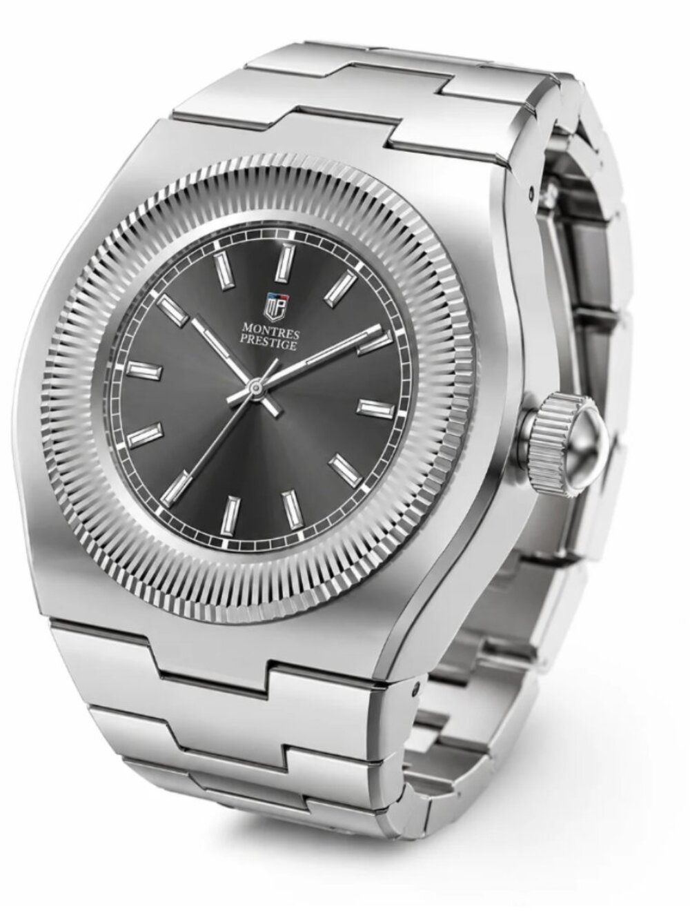 Montres Prestige Mini Ring Watch Women's Watch - 19.5mm, Silver (MPW-0381)